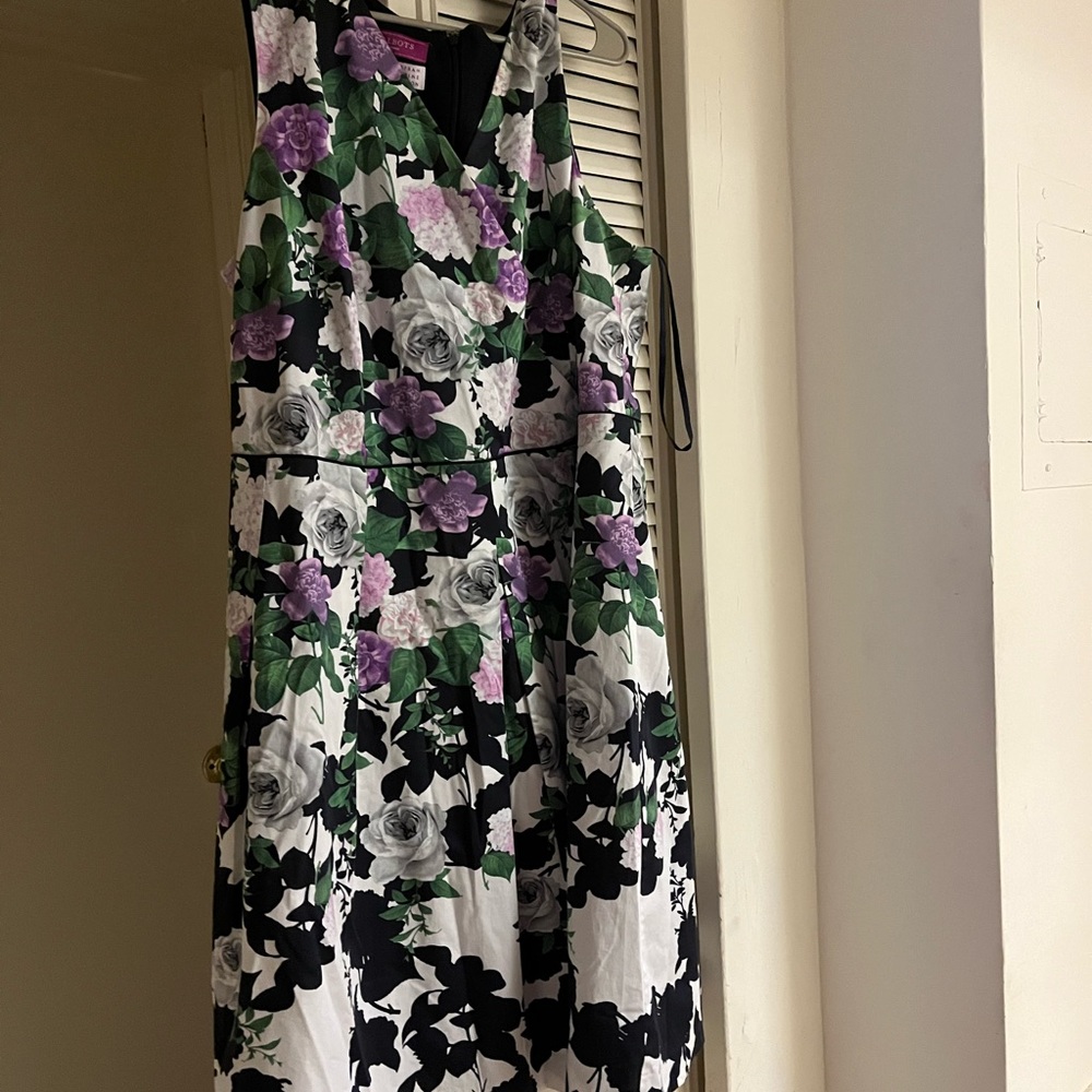 Talbots floral a line dress - perfect for Spring.